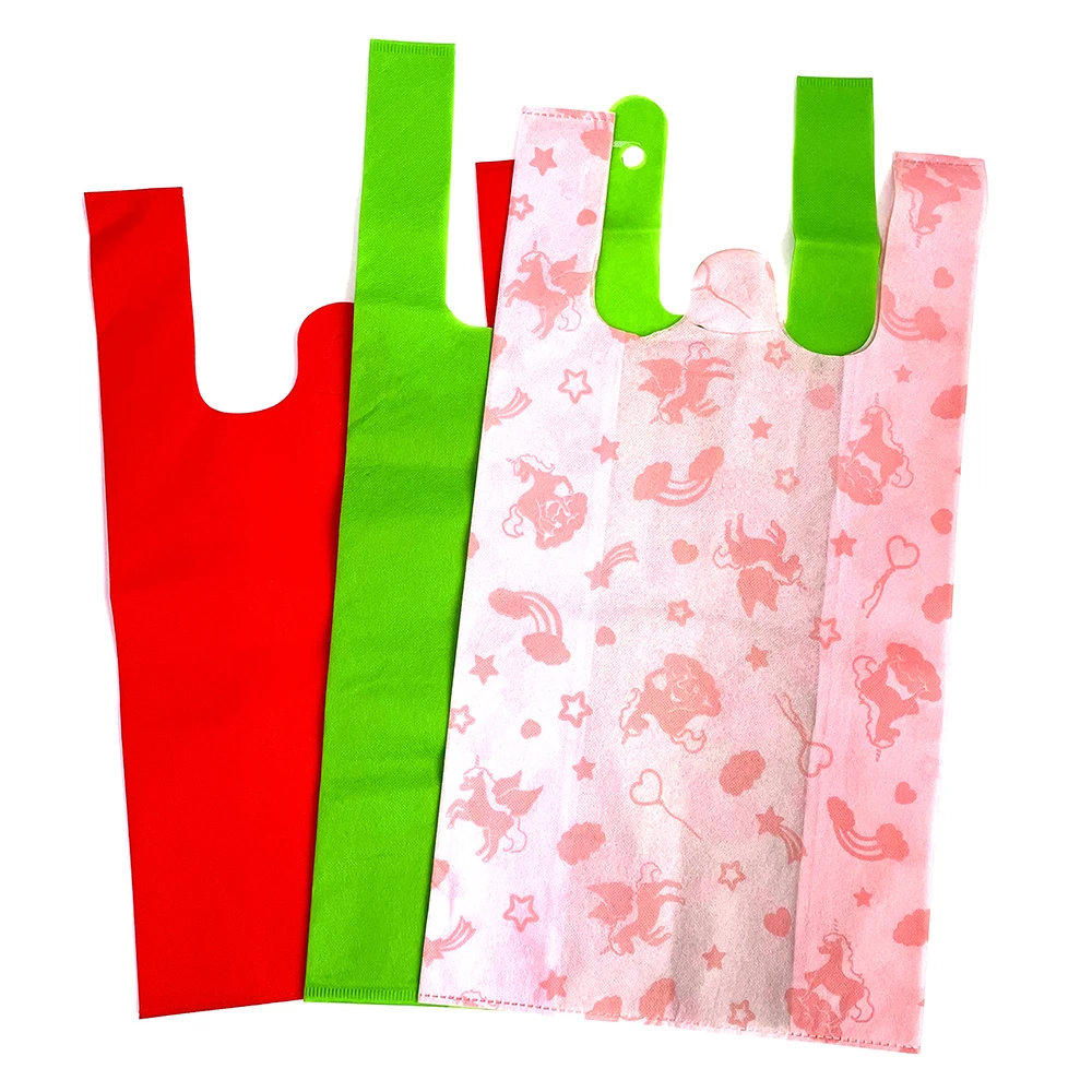 Eco friendly foldable shopper tote non woven shopping bag reusable black pink custom non woven shopping bags with customize logo