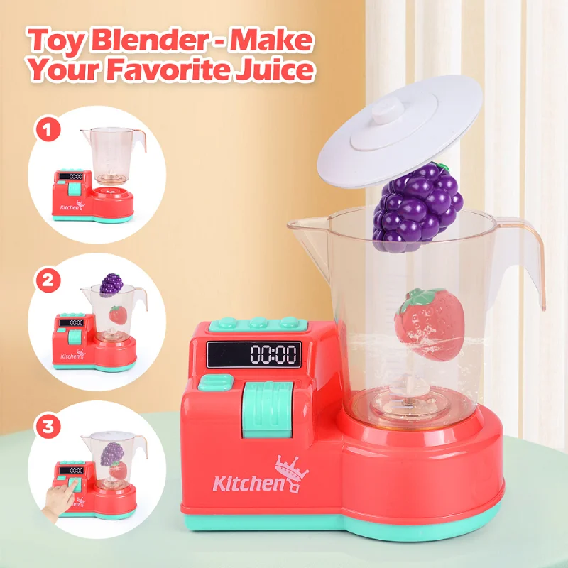 Hot Sale Preschoolers Kitchen Toys, Simulation Electric Bread Mixer Washing Machine Children Pretend Play Set