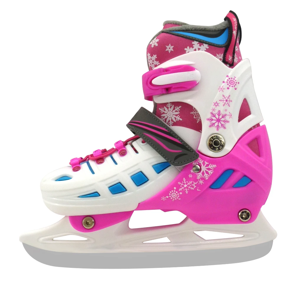 Custom Winter Durable Ice Skates Hard Shell Hockey Skate Adjustable Ice Skating Shoes