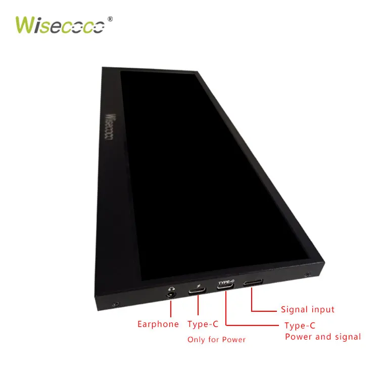 Wide Streched Bar LCD Display Case Second 4K Advertising Monitors IPS Super Thin Earphone Embedded