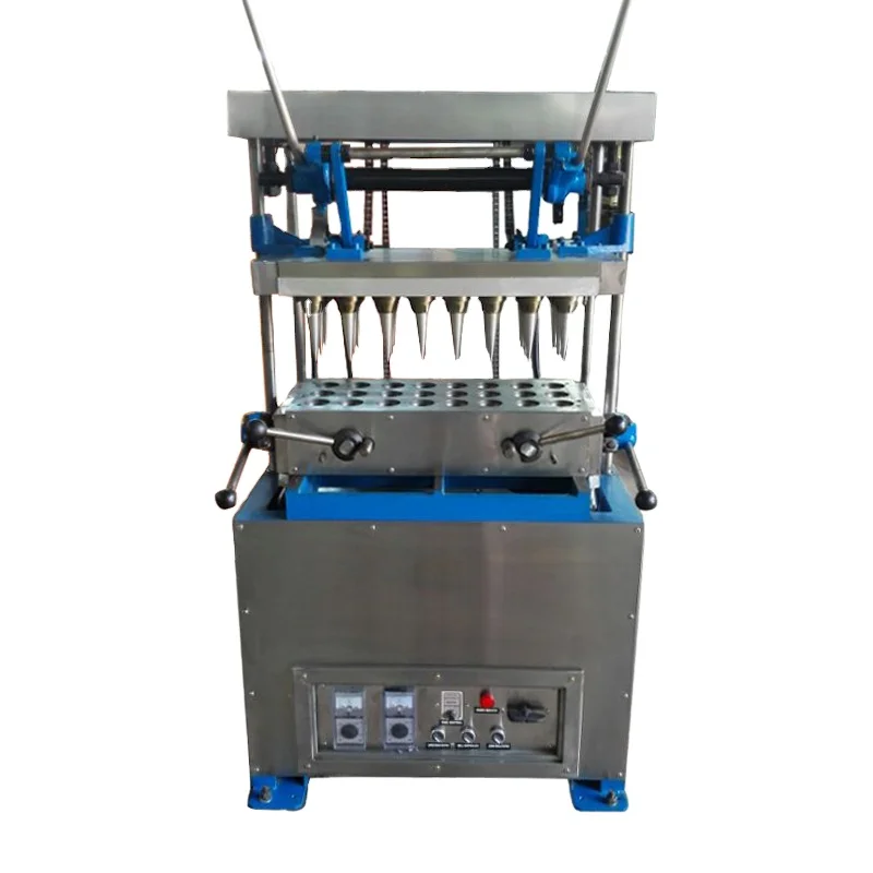 Making Commercial Soft For Pizza Maker Sale Automatic Waffle Machines Price Serve Hard Icecream Sugar Ice Cream Cone Machine