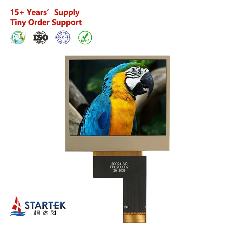 2 inch 480*360 ST7701S 2-lane MIPI interface Lcd display 2 inch screen