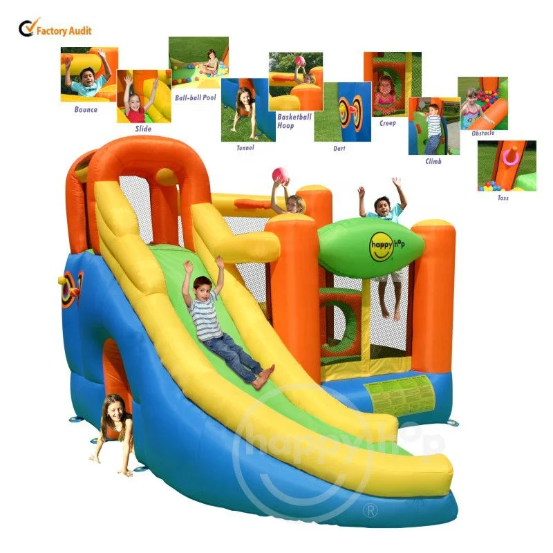 Happy Hop игровой Center-9106N 10 в 1 центр Надувной Батут Большой скача