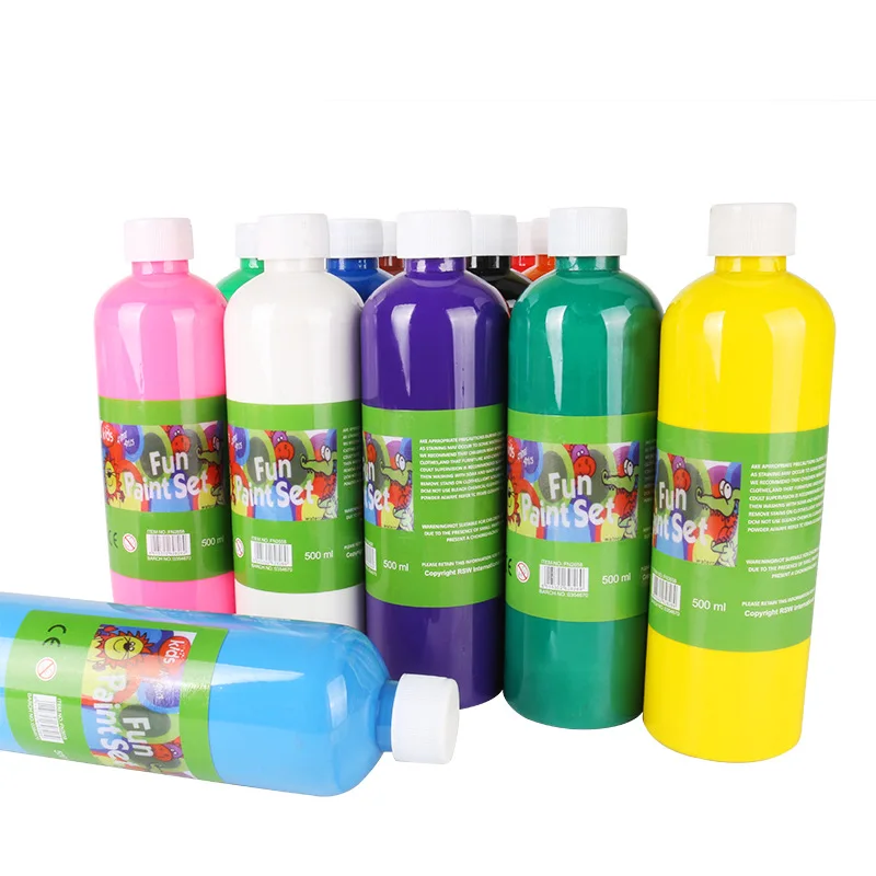 500ML Non-Toxic Washable Finger Paint  For Toddlers and Kids