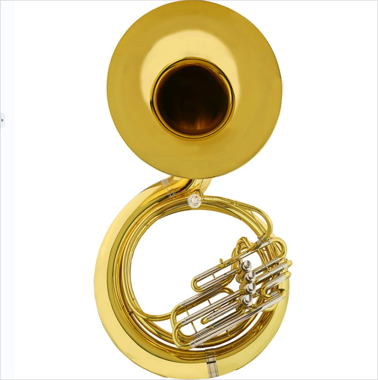 4 Pistons Brass Material Bb Key Sousaphone Musical Instruments CRSP-205