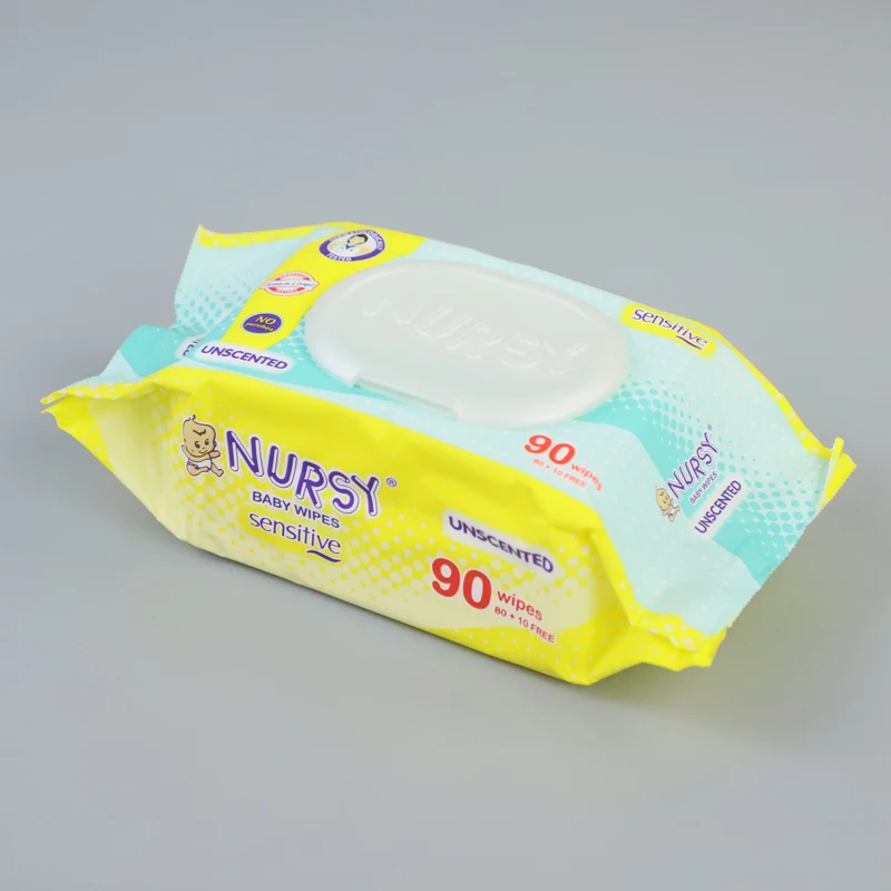 Custom Logo Customized Wholesale Disinfectant Spunlace Biodegradable Baby Wet Wipes Sensitive Container For Switches