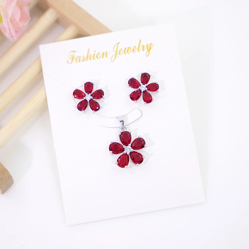 Luxury Charm Flower Crystal Necklace For Women Accessory For Wedding Party Adjustable Necklace