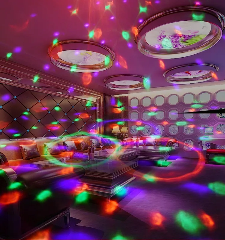 
Wireless RGB LED mini magic disco ball color lights led night light stage lighting for disco bar club ktv 