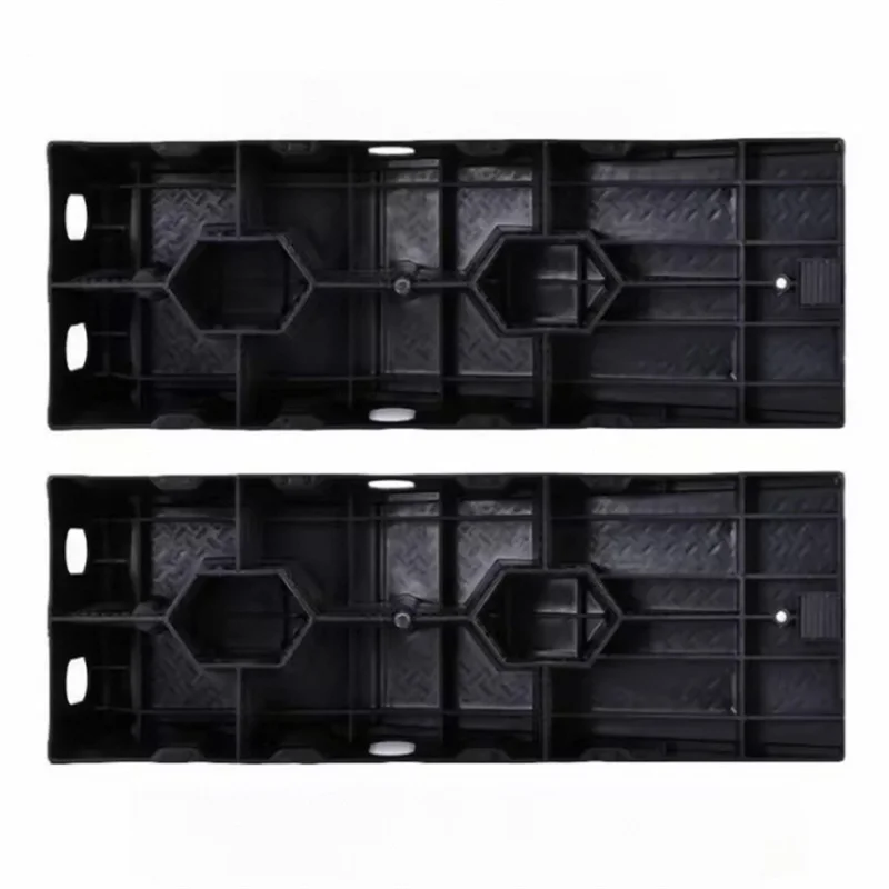 2pc Car Oil Change Ramp Jack Lift Tools Maintenance Bracket Antiskid Auto Repair Slope Step Bracket