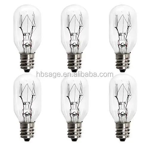 
T20 E12 120V Incandescent Bulb For himalayan salt lamp and salt night light 