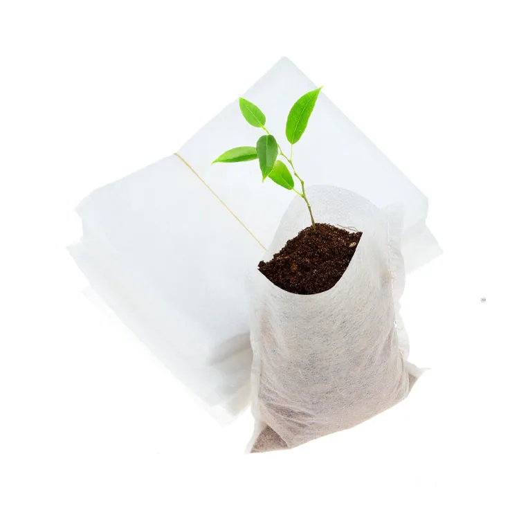 Eco-Friendly 100% Biodegradable  Seedling Non Woven Grow Plant Nursery Bag
