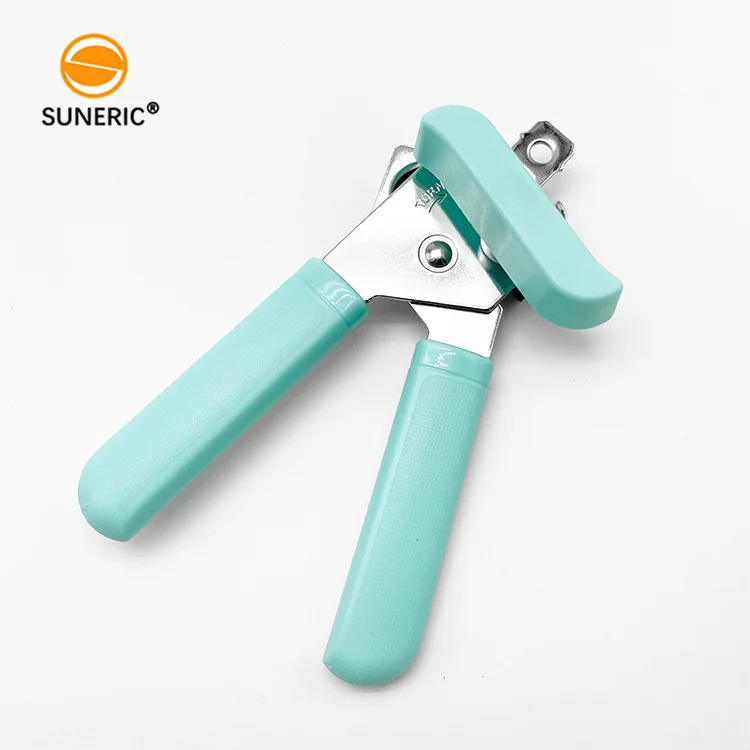 New Manual Heavy Duty Comfortable Soft Non-Slip Corkscrew Polished Jar Bottle Can Opener