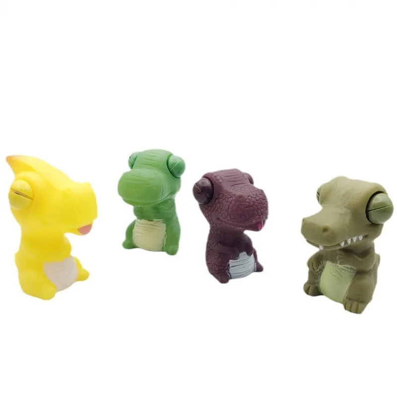 Factory Direct Pop Out Eyes Squeeze Animals Dinosaur Stress Relief Toys Sensory Fidget Anxiety Relief Squeeze Toys