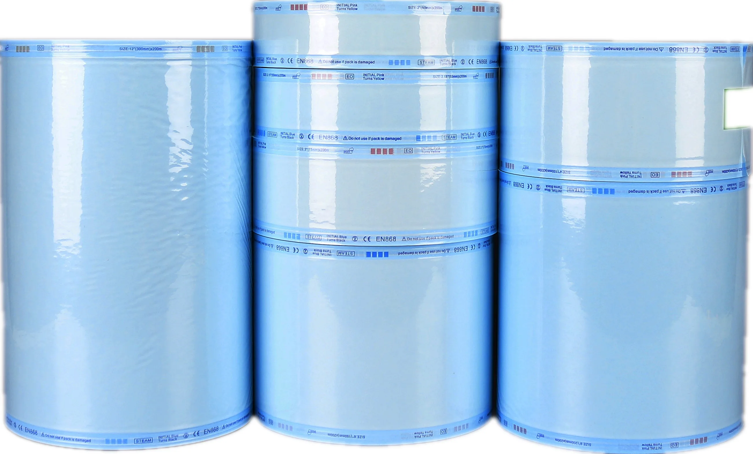 Flat sterilization Reel, Steam EO Sterilization Method, Autoclave Sterilizer Bags for Dental Medical Spa Tattoo Implements