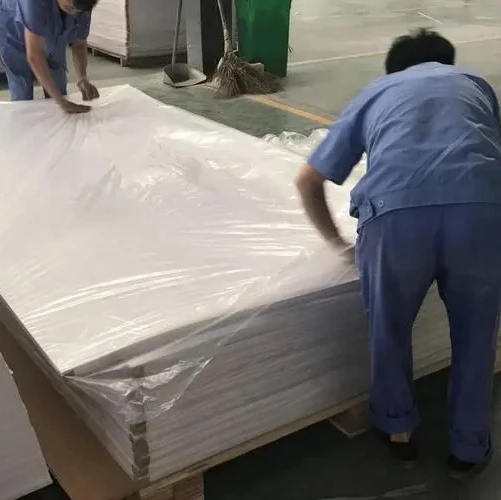 Shanghai factory PVC Materials for furniture 4x8 white and waterproof pvc board