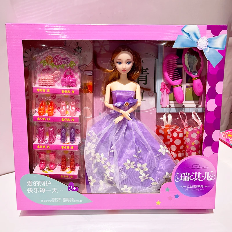 Fashion Princess Girl Toy Mini Doll or Dressing Clothes, Shoes Accessories Princess Doll Girl