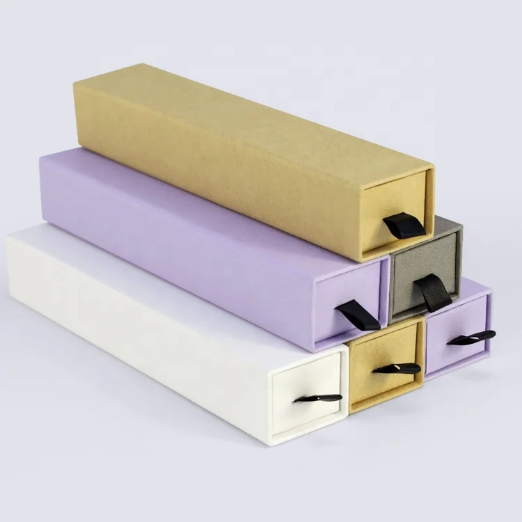 Customized sliding  joss stick earring necklace jewelry gift packaging cardboard calendar box with drawers