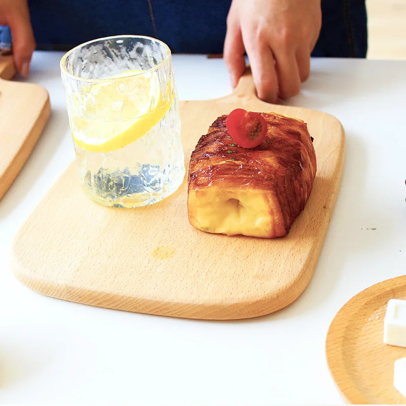 Kitchen Utensils Beech Cutting Board Baking Breadboard Wooden Sushi Pizza Cutting Wooden Pallet