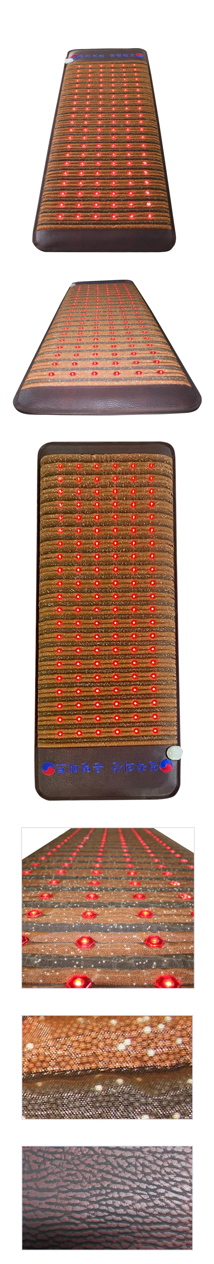 Wholesale Price PEMF Tourmaline Mattress Price Korea Nano Diamond Tourmanium Heating Tourmaline Mat With Ce Certification