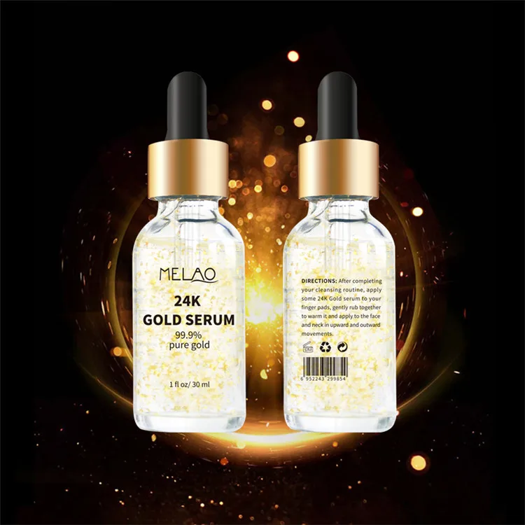 Wholesale Hyaluronic Acid Whitening 24k Active Collagen Gold Skin Face Serum