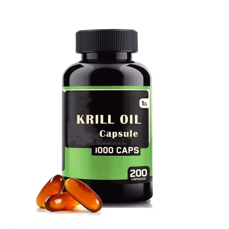 Health Supplements Omega 3 Krill oil softgel Capsules 500mg 1000mg Krill oil softgel