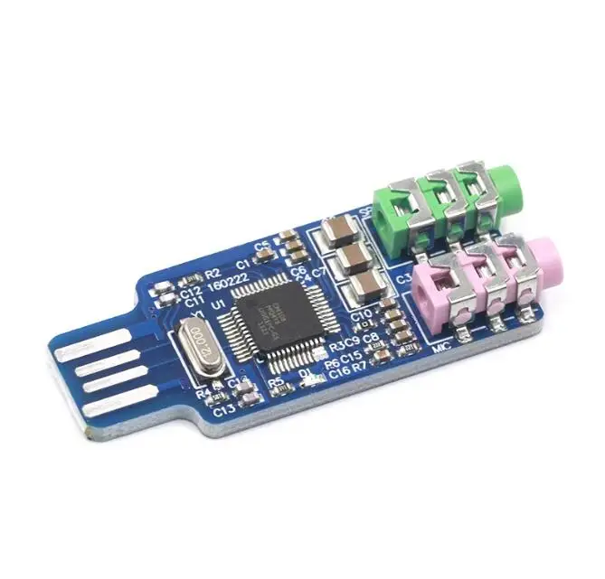 5 в Mini PCM2704 USB DAC HIFI звуковая карта Power декодер Модуль платы для Ardu R.Pi