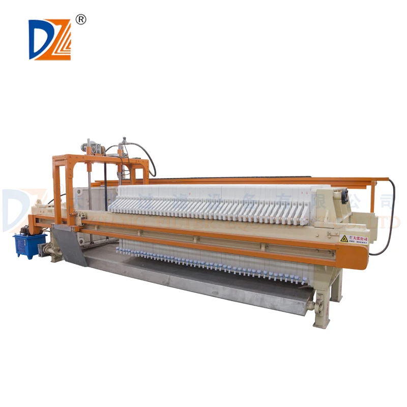 Copper Concentrate Mining Slurry Dewatering Automatic Cloth Cleaning Filter Press
