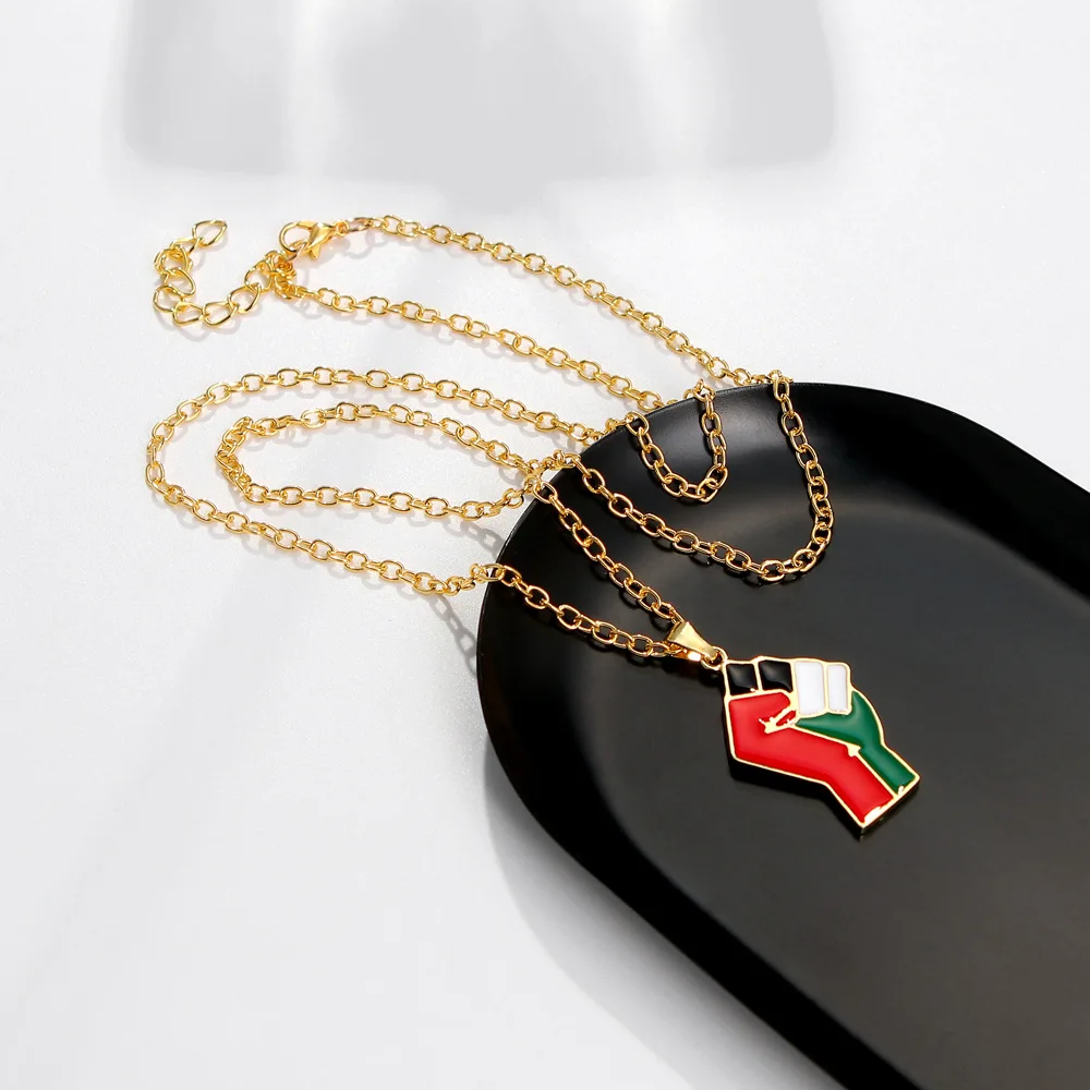 customization factory Direct Palestine Israel Map Flag Key chain Pendant Decorative Metal Pendant Accessories For Men And Women