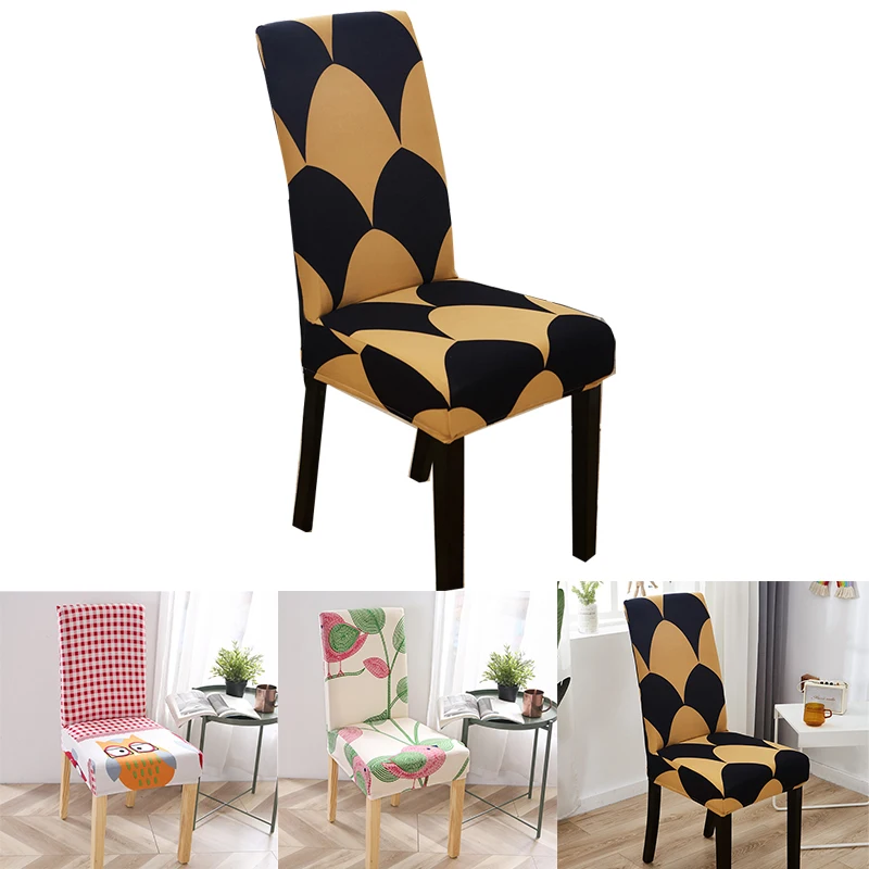 Pattern designer The cat catches half back chair covers scratch resistant covers for kitchen chairs folding printed chair covers