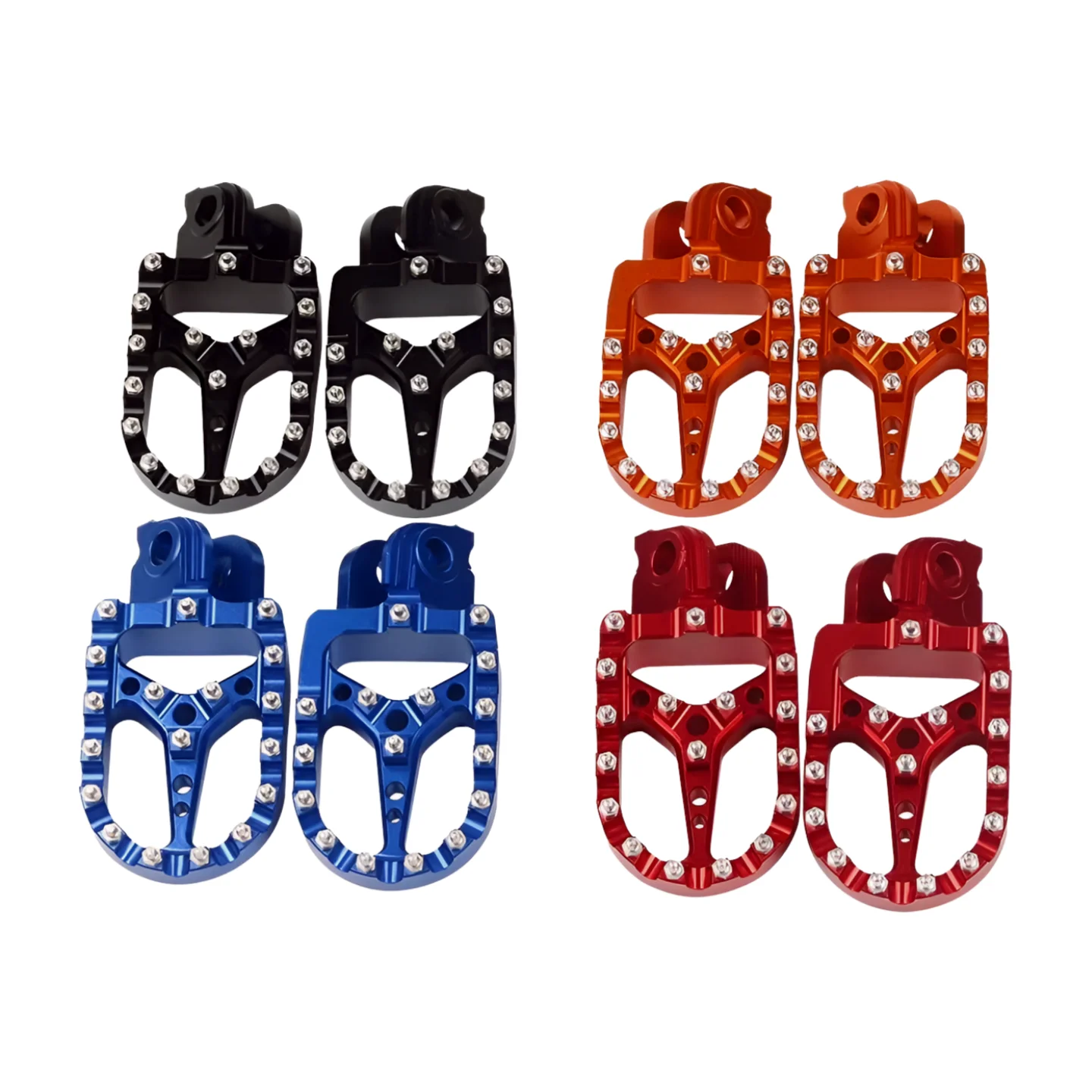 CNC Machining Services Motorcycle Accessories Retrofit Anti-skid Footrests Aluminum Other Motorcycles for Off-road Motorcycles