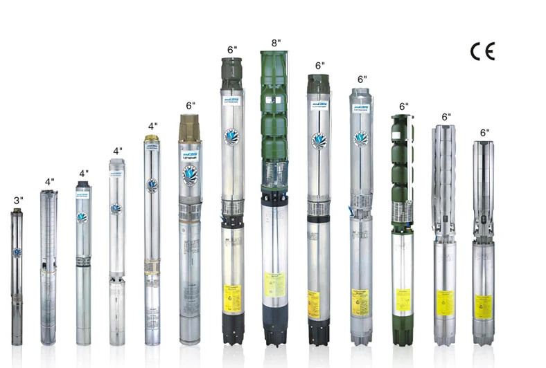 mono crystalline photovoltaic solar panel 12v dc submersible water pump Solar Power PV 3 Inch 110V 1500W Submersible DC Bushles