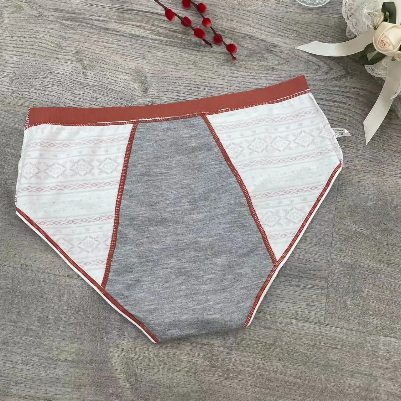 Wholesale Washable 4 layers Eco-friendly Leak Proof Teenagers Menstrual Period Panties Cotton Cute Print Teenage Underwear