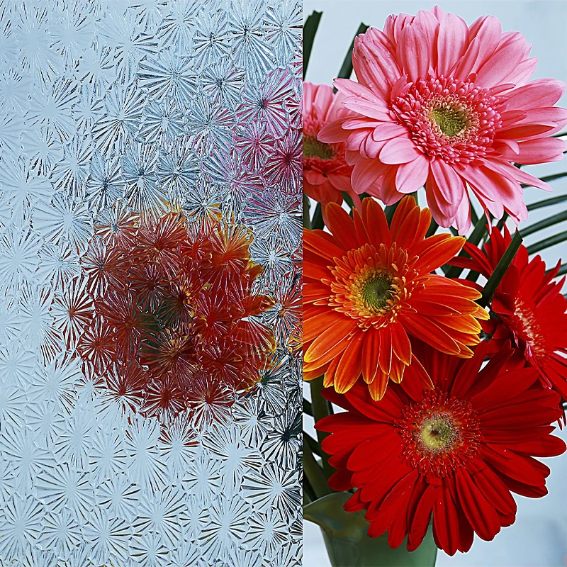 deep-etched color bronze diamond glacier extra clear ceramic frit 5mm pinhead 4mm flute pattern glass