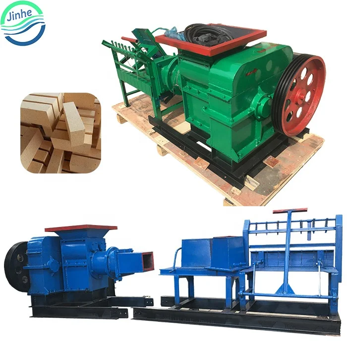 Automatic diesel red clay interlocking brick maker extruder compressed electrical earth soil clay brick making machine