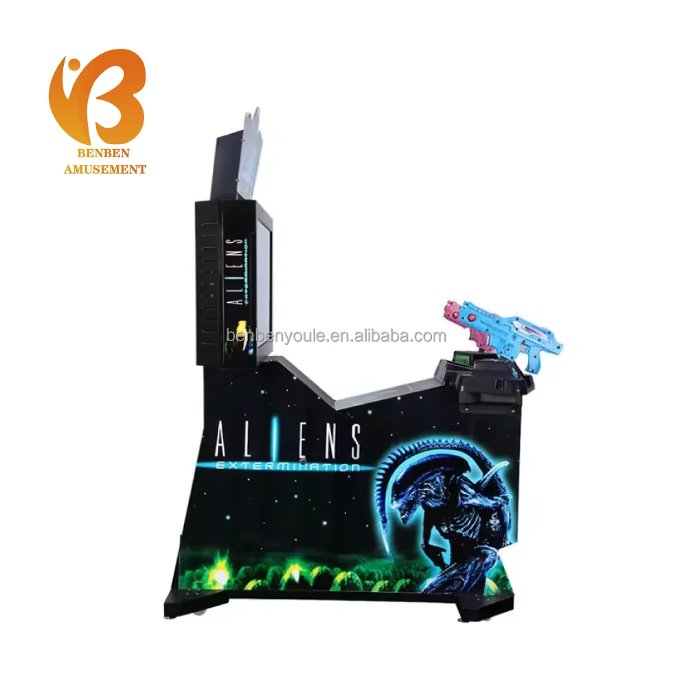 42 inches  Ultra Firepower coin operated Arcade Shooting Gun Video Simulator Arcade Shooting Game Machine
