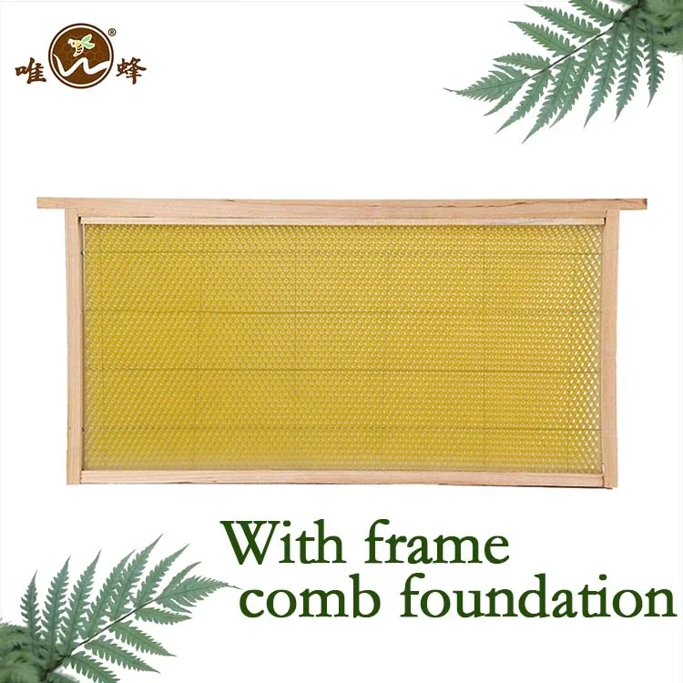 
2021 New Product Beeswax Nest Base Frame Beeswax and Wood Practical Professional Beehive Frame for Bee 