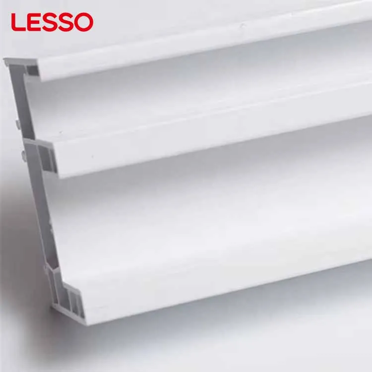 LESSO custom size harmless plastic profiles 80 series UPVC window profile