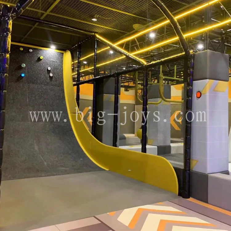 Ninja Track Jumping and Climbing Competition Training Indoor training ninja arena at the sports center