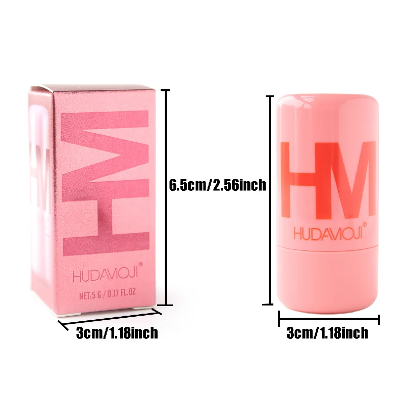4 Color Multi Face Repairing Moisturizing Lip And Cheek Dual-Use Neutral Gel Blusher Stick Cooling Water Gel Tint