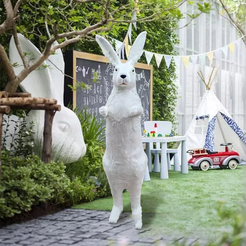 Bunny Decor Easter Decoration Big Rabbit Animal Model Festival Supplies Easter Party Mardi Gras Decorations Bunny