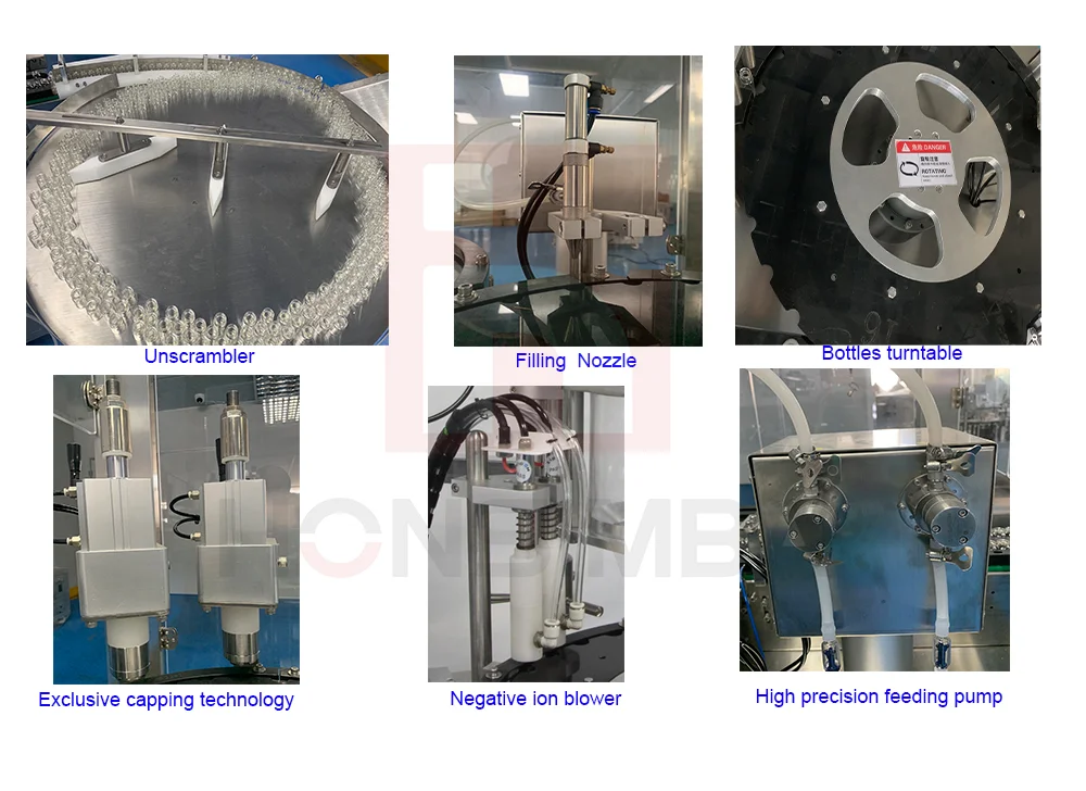 HONSIMBA Wholesale High Quality DHGX012 Efficient Convenient Automatic Penicillin Bottle Filling And Capping Machine