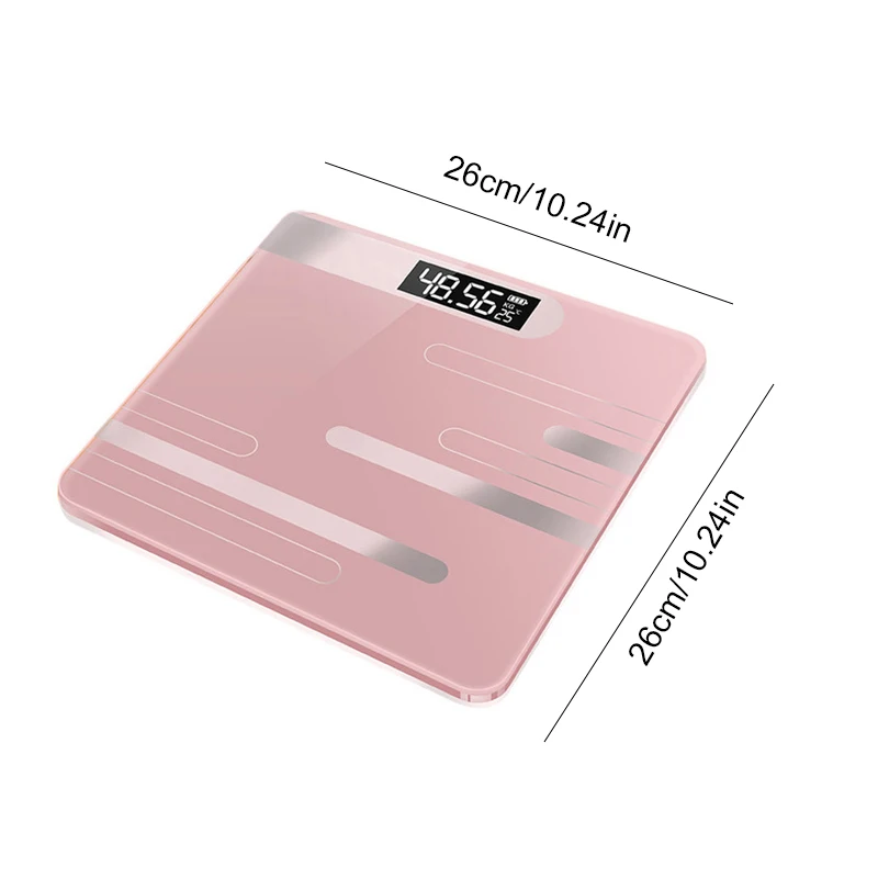 
Electronic Scales Bathroom Body Floor Scales LCD Display Body Weighing Digital Body Weight Scale 