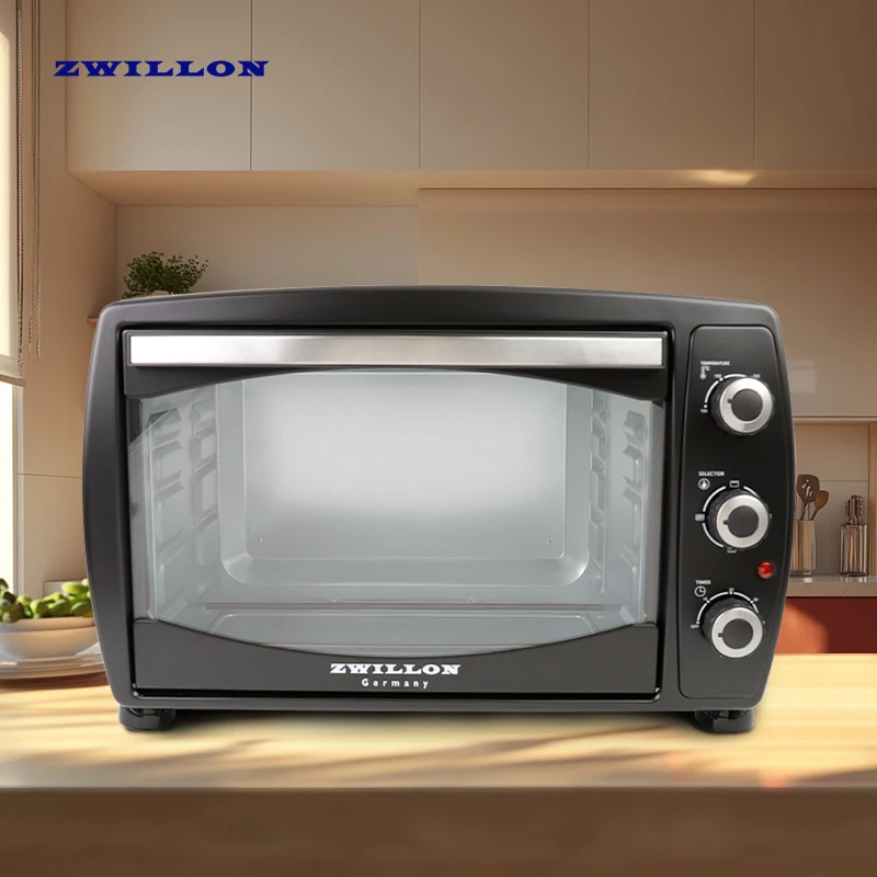 Oven electric machine for baking toaster bread pizza baked cake potato conventional with tray home kitchen free standing oven