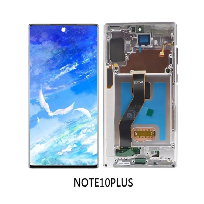 ЖК-дисплей с рамкой для Samsung Note 3 4 5 8 9 10 10Plus