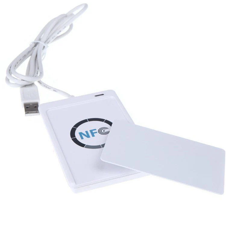 Портативный Считыватель Карт RFID 13 56 MHz ACR 122U Smart Credit Card Reader NFC USB интерфейсы связи