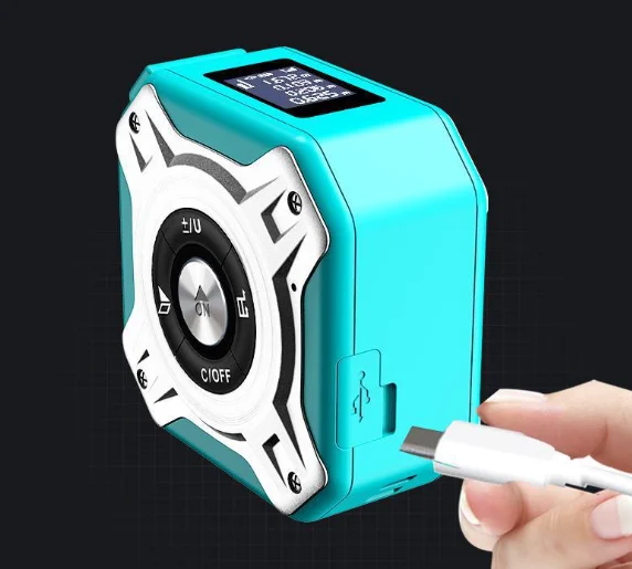 Wholesale 40m 2 In 1 Construction Electronic Digital Laser Distance Tape Measure With LCD Display