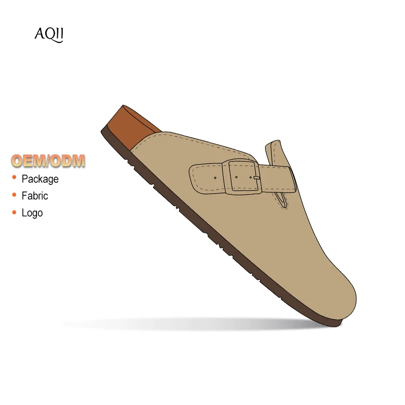 Aiqi Custom Factory Mule Clogs Soft Comfortable Walking Slippers with Anti-Slip Platform for Nursing All Seasons