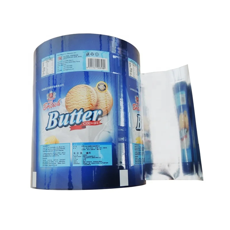 Custom Food Sachet Packaging Plastic Laminated Roll Film Packaging Roll Films Plastic Film Roll Packaging