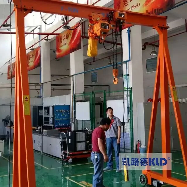 
2019 new style folding portable mini small gantry crane used factory 0.5T 