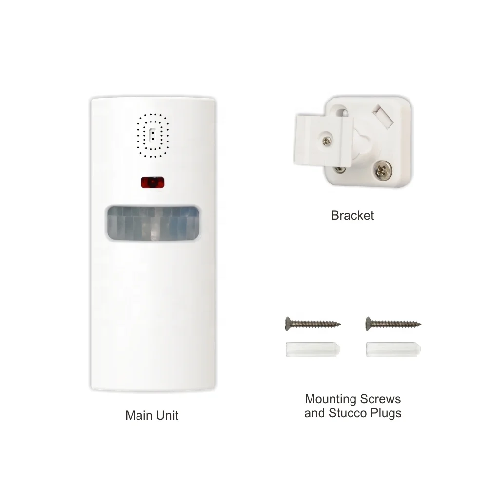 Hot sale home alarm system tuya wifi indoor motion sensor personal alarm without siren sound